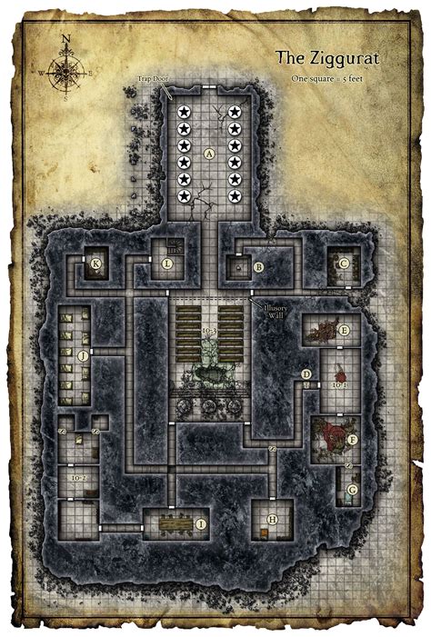 111223 Fortressdungeontower Dandd Maps Doomed Gallery Fantasy