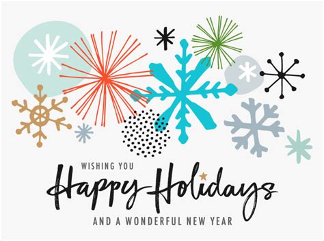 Happy Holidays And New Year Clip Art