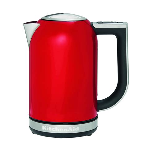 With a stainless steel body and a smooth aluminium ergonomic handle that allows for easy pouring, the kitchenaid electric kettle will make your morning coffee or afternoon even. KitchenAid Artisan KEK1835 Electric Kettle Empire Red ...