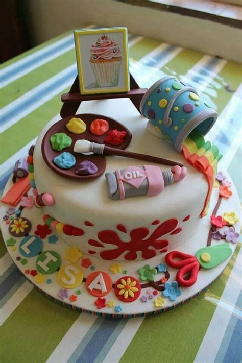 Cake Art Colors Artist Cake Themed Cakes Crazy Cakes