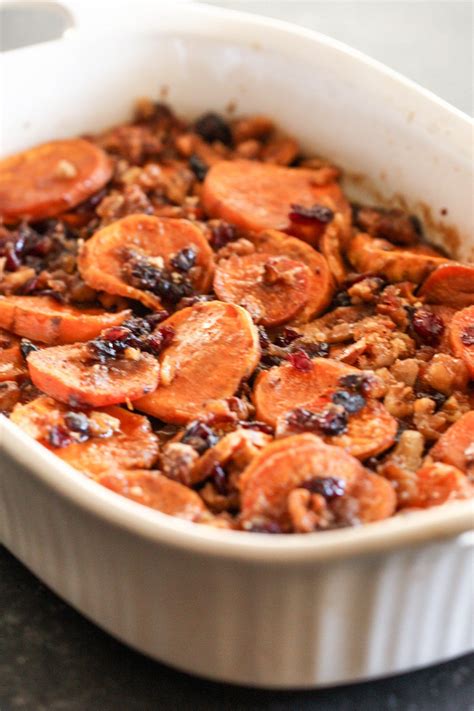 Cranberry Pecan Sweet Potato Bake Recipe Sweet Potato Pecan Side