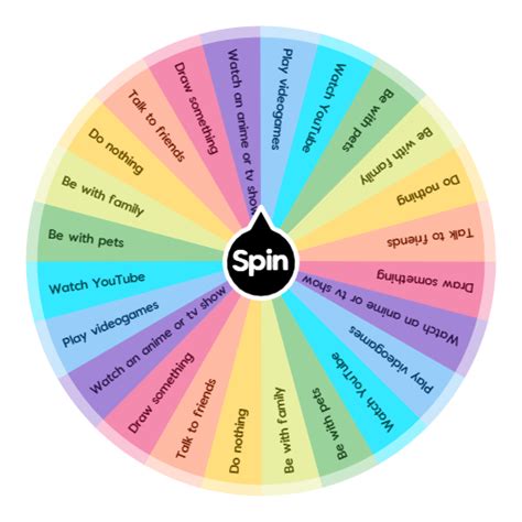 What To Do When Im Bored😐 Spin The Wheel App