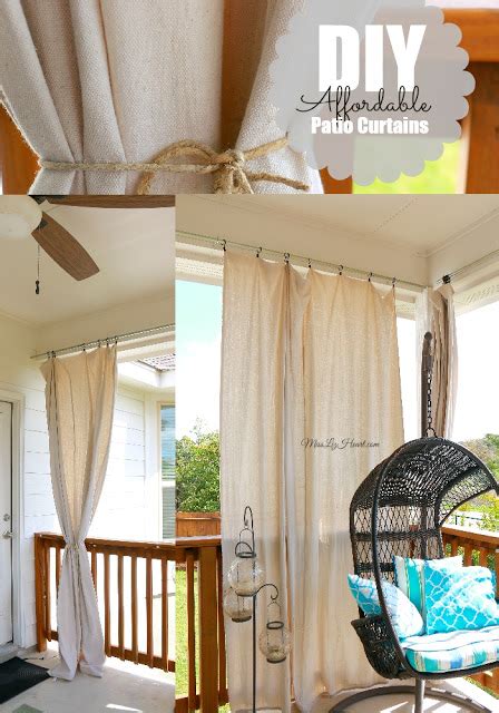 Yall we are pulling back the diy budget savvy outdoor curtains on this outdoor hack, (warning: DIY Cheap & Easy Patio Curtains Plus Video - Miss Liz Heart
