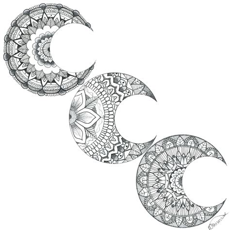 Learn how to draw a crescent moon mandala in this easy to follow tutorial. Moon Mandalas #moon #mandala #tattoo #idea #tattoo # ...