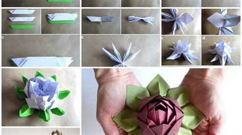 Origami Lotus Flower Step By Step Jadwal Bus