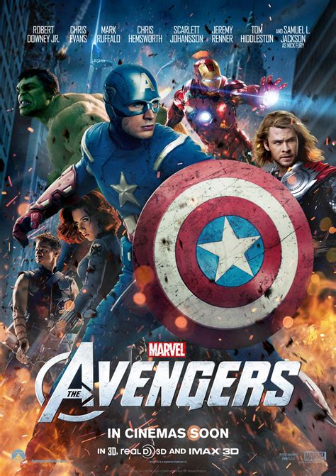 Movie Poster Avengers On Cafmp