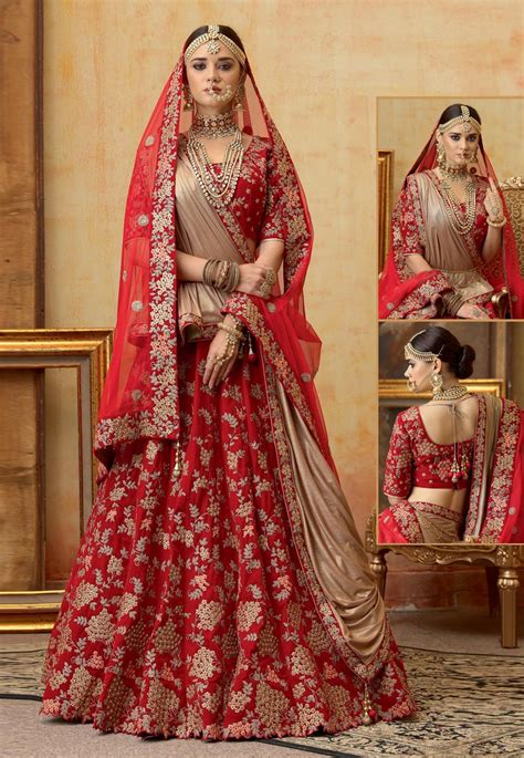 Red Velvet Bridal Lehenga Choli N225a Bridal Lehenga Red Indian