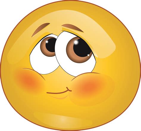 Blushing Emoji Clipart Embarrassed Person Smiley Ashamed Face Clip