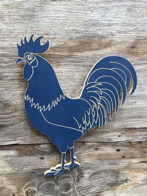 Rooster Wall Hanging Available In Multiple Colors Farm House Decor