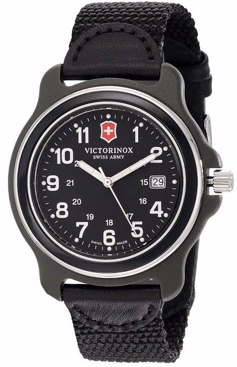 These brand new british army style watches come with. Victorinox Men's Original XL Black Dial Black Nylon Watch ...