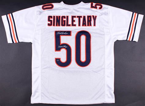 Mike Singletary Signed Bears Jersey Inscribed Sb Xx Champs Schwartz
