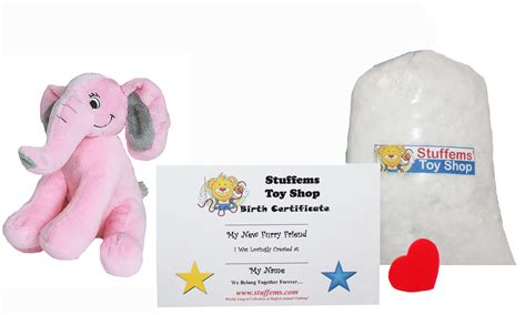 Make Your Own Stuffed Animal Mini 8 Inch Pinky The Elephant Kit No