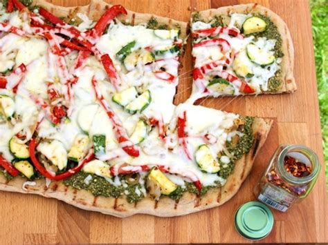 Grilled Garden Vegetable Pizza Recipe Patrick Decker Cooking Channel