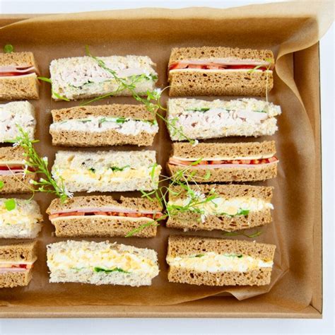 Cucumber Cream Cheese Finger Sandwich Flavours Catering Events