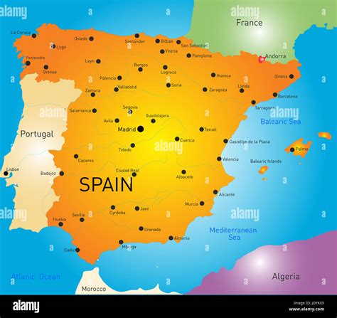 Map Spain Portugal Get Latest Map Update