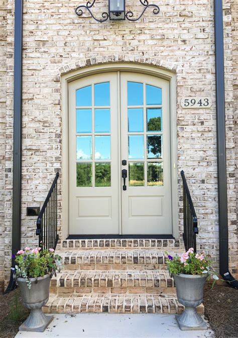 You'll need to ask yourself if your house needs such an update, if you're willing to put in some maintenance/finances, and what kind of style you're going for. French Provincial home with Oyster Pearl Brick and Light ...
