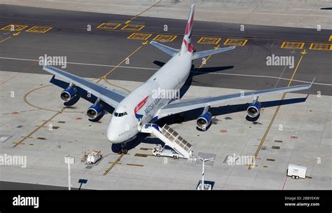 Aerial View Of British Airways At Cape Town International Airport