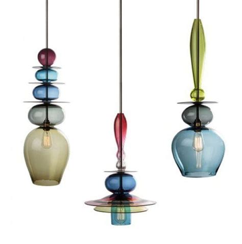 top 10 coloured glass pendant lights for contemporary spaces blown glass lighting blown