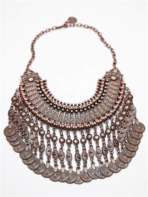 Antalya Coin Collar | Handmade statement necklace, Free people jewelry ...