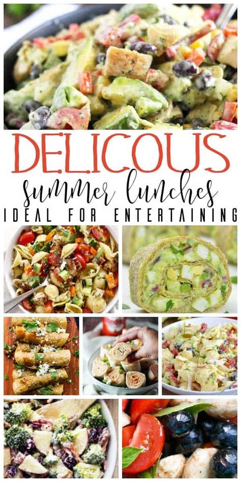 Delicious Recipes For Summer Lunches Whether You Are Eating Alone Or