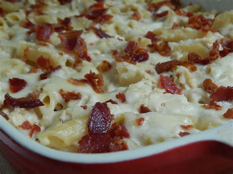 Chicken And Bacon Alfredo Pasta Bake Drizzle Me Skinnydrizzle Me Skinny