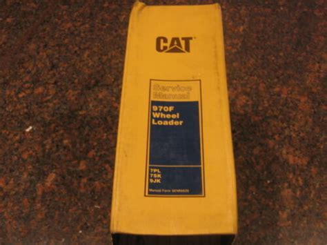Cat Caterpillar 970f Wheel Loader Shop Repair Service Manual Sn 7pl