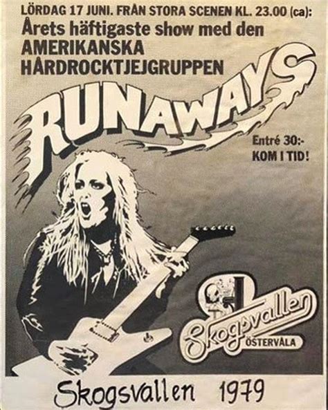 Lita Ford On Instagram Spotted Last Week In Sweden This Poster From