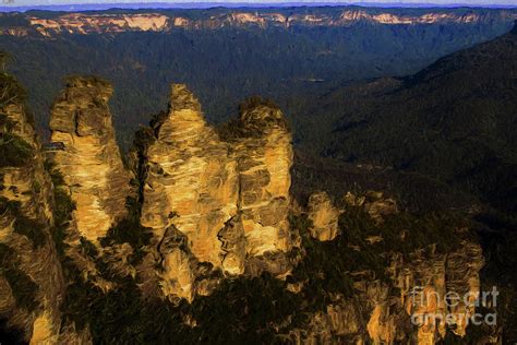 Three Sisters Echo Point Photograph By Sheila Smart Fine Art