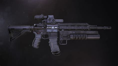 Artstation Sbg Assault Rifle Ultimate Edition Game Assets