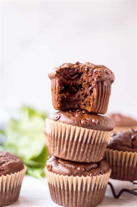 Healthy Chocolate Muffins With Veggies The Natural Nurturer