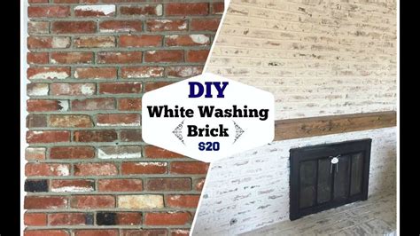 How To Whitewash Brick Mortar Wash Technique 20 White Wash Brick