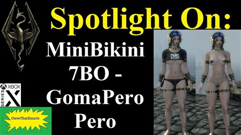 Skyrim Mods Spotlight On Minibikini Bo Gomaperopero Youtube