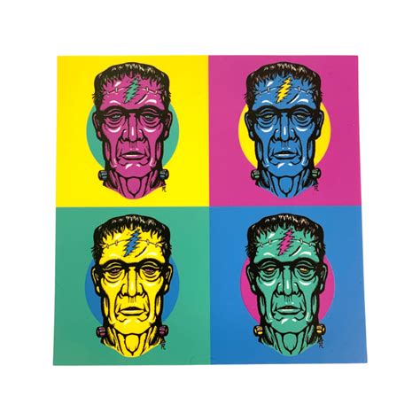 Frankenstein Collage Sticker Always A Hoot Studios