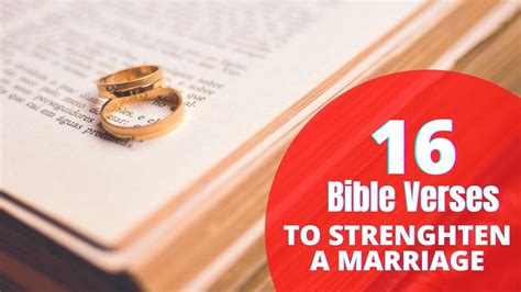 17 Powerful Bible Verses To Strengthen A Marriage Detailed