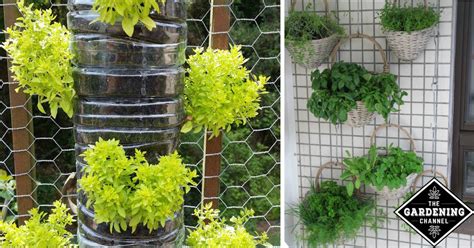 These small garden ideas prove that good design often comes in small packages. 10 Fun Vertical Gardening Ideas - Gardening Channel