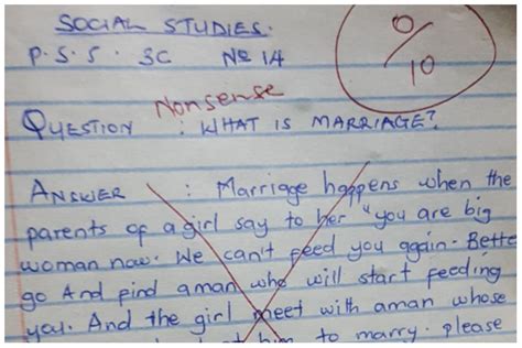 This Students Hilarious Essay On What Is Marriage Will Make You Laugh