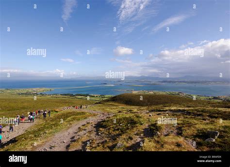 Croagh Patrick Pilgrimage Co Mayo Ireland Stock Photo Alamy