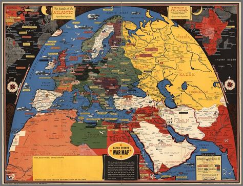The Info Dense Maps Civilians Used To Follow Wwii From The Home Front