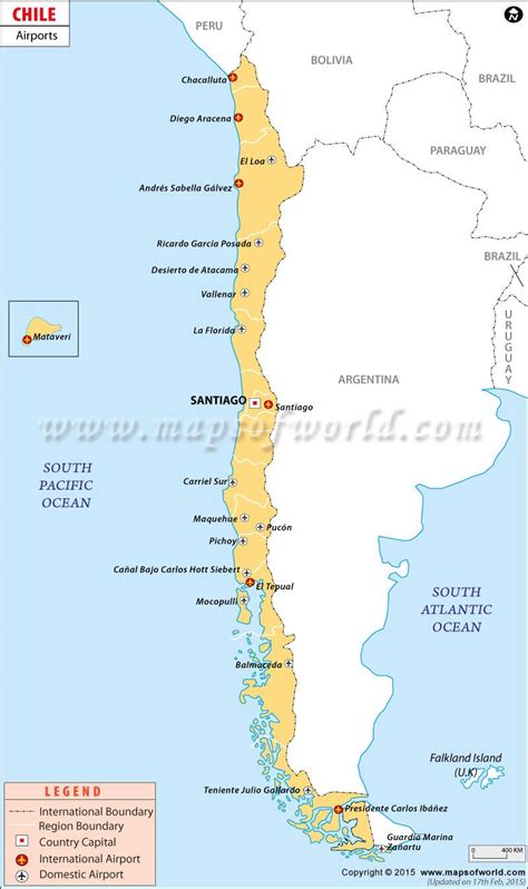 International Santiago Chile Airport Map