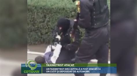 Un taximetrist din capitală a fost atacat cu un cuţit şi deposedat de automobil YouTube