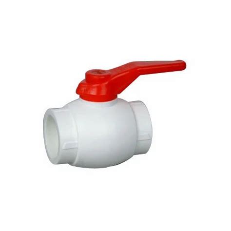 Pvc Plastic Ppr Ball Valve Size 1 Inch At Rs 80pieces In Ahmedabad Id 6912389055