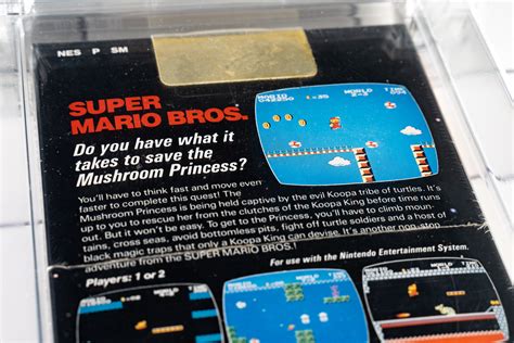 Una copia del juego Super Mario Bros es vendida por 140 mil dólares