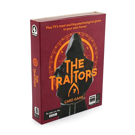 Buy Ginger Fox The Official Traitors Card Game From Strategic Party Game Of Deception From The