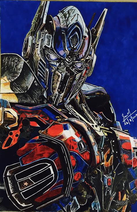 Optimus Prime Drawing At Explore Collection Of