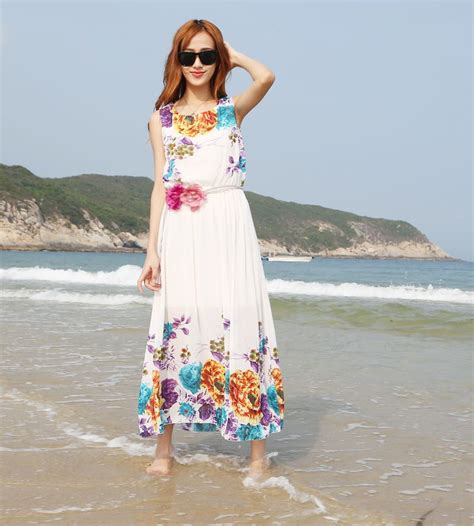 Summer Dress 2015 Women Dress Chiffon Beach Party Long Dresses Vestidos