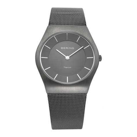 Bering Titanium Case 11935 077 Misura 35 Mm Sapphire Crystal Mesh