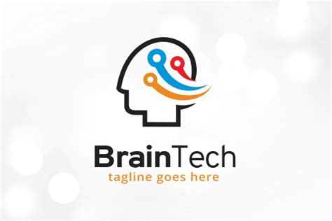 Open Brain Logo Template Creative Logo Templates Creative Market