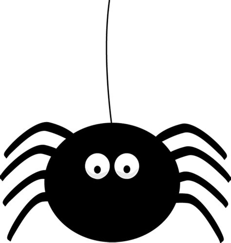 Hanging Spider Clip Art - Hanging Spider Image | Hanging spider, Spider clipart, Halloween ...