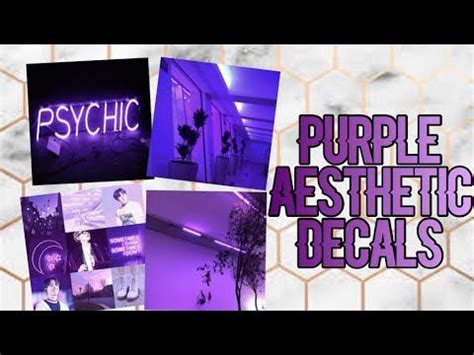 Check spelling or type a new query. Roblox Bloxburg - Purple Aesthetic Decal Id's - YouTube ...