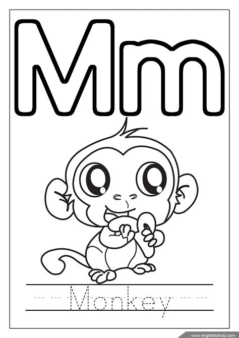 M Alphabet Lore Coloring Page Printable Coloring Pages Coloring Pages